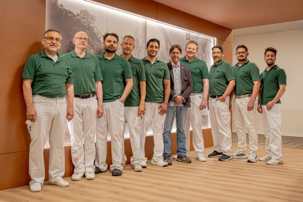 Gruppenfoto der Ärzte der Fachklinik für Orthopädie Stenum